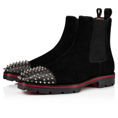 Botas Melon Spikes Christian Louboutin Hombre - Negros - 1210966BWI3